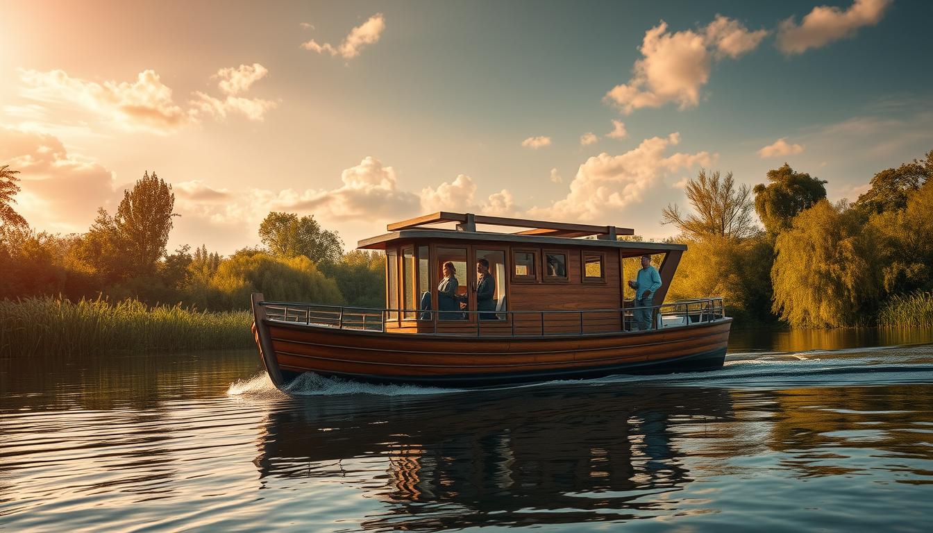 Hausbooturlaub auf deutschen Gewässern für Entschleunigung Hausbooturlaub auf deutschen Gewässern für Entschleunigung