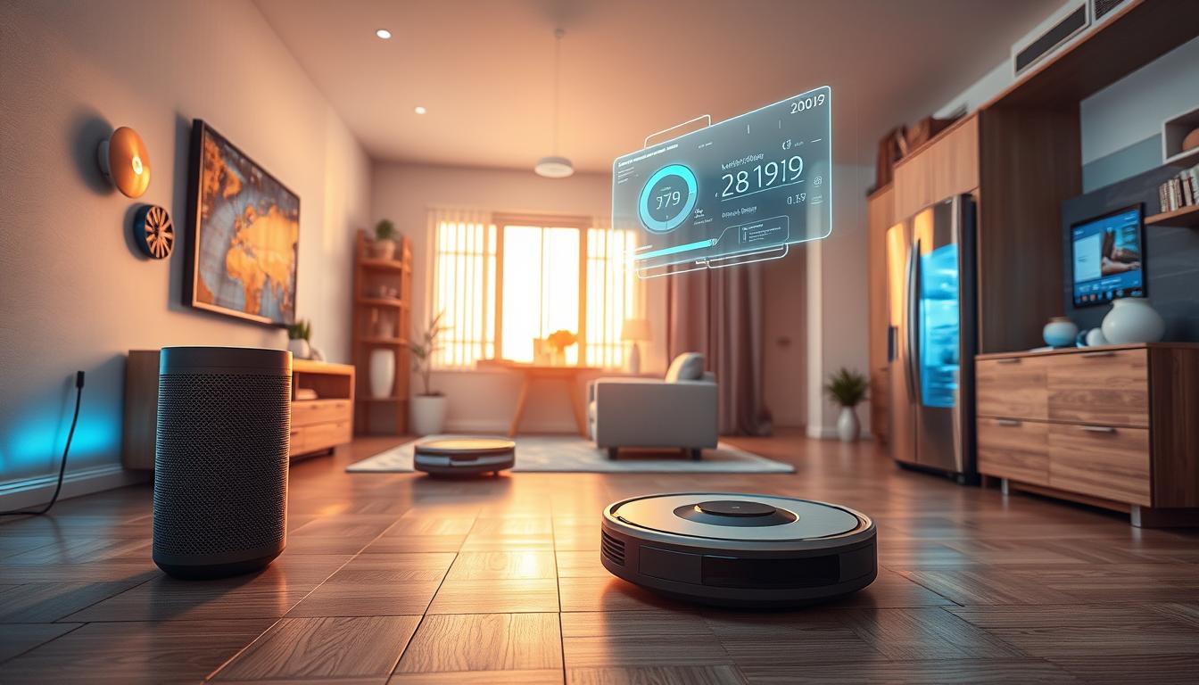 Smart Home Technologie mit vernetzten Geräten